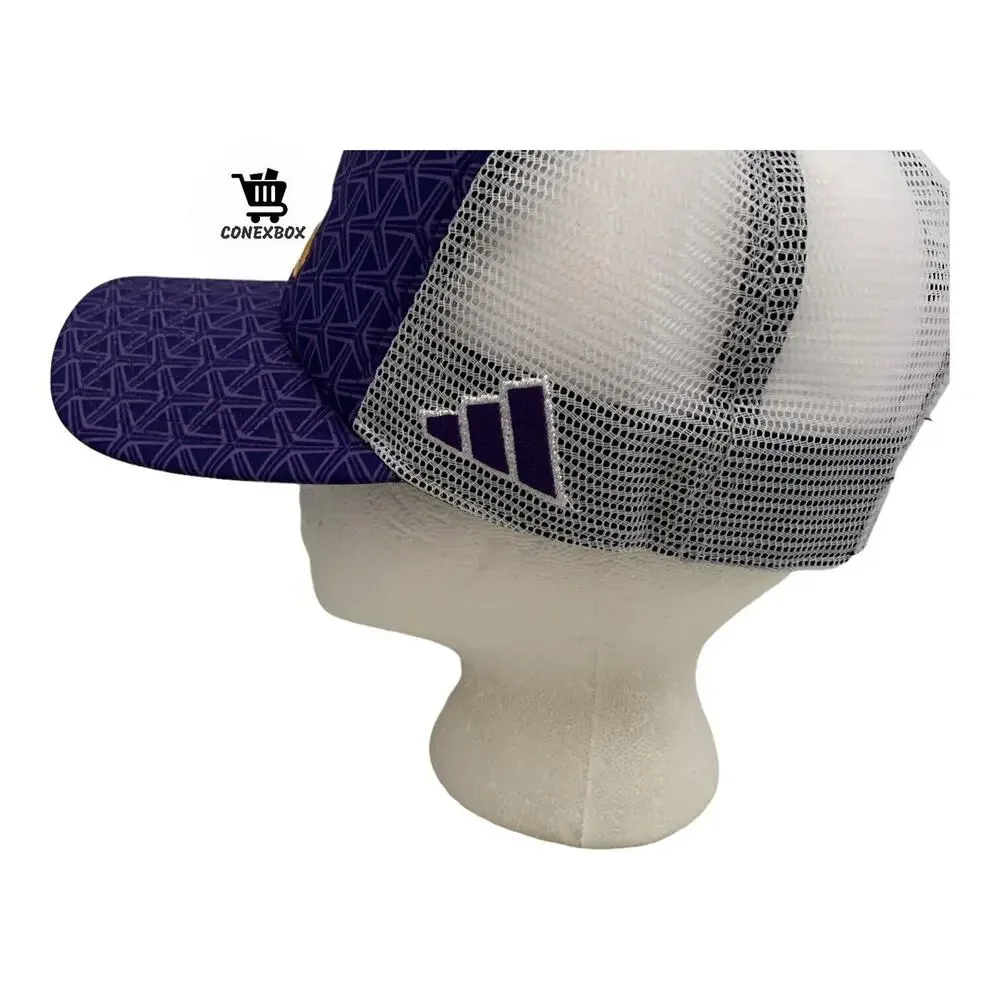 Adidas Alcorn State Braves Foam Trucker Vented Adjustable Snapback Hat Cap NEW